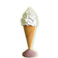 Stop-trottoir 3D Cornet de yaourt glacé 150 cm - Code EG004C