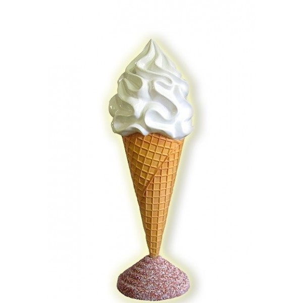 Stop-trottoir 3D Cornet de yaourt glacé 150 cm - Code EG004C