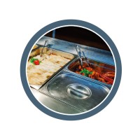 STAINLESS STEEL TROLLEYS, BOWLS AND DISPENSERS