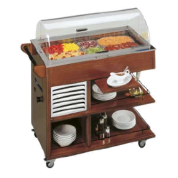 Vitrine buffet & chariot Tecfrigo - CARRELLINO 10 - Dimensions 1008x555x1066 mm
