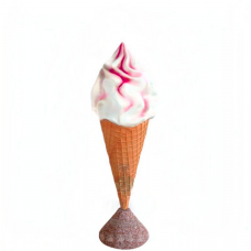 Stop-trottoir 3D Cornet de yaourt glacé + confiture 150 cm - Code EG004E