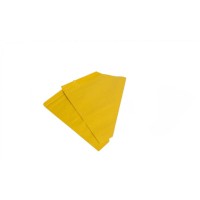 Cônes en papier jaune h240x215 mm