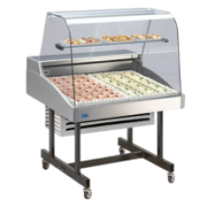 Virtine pour market Tecfrigo - DELICIOUS 1200 EURONORM C - Dimensions 1316x866x962 mm