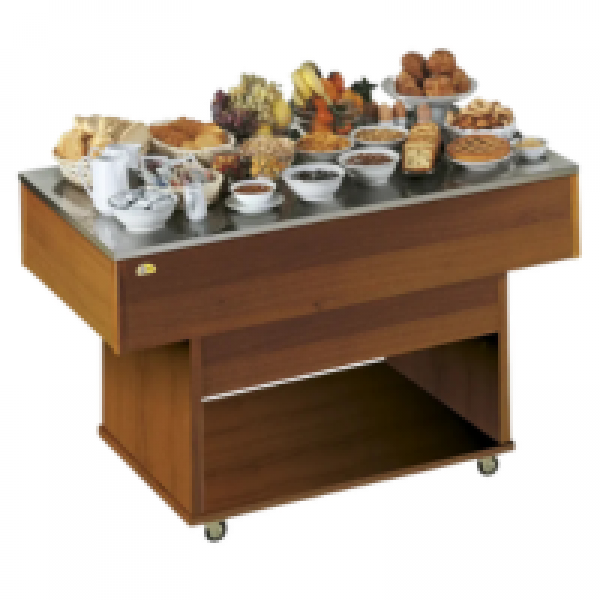 Vitrine buffet & chariot Tecfrigo - DELIZIE TABLE 142 - Dimensions 1423x750x908 mm
