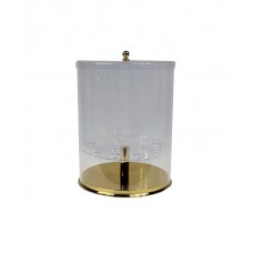 Porte-cône pivotant vertical avec porte - F34 Dorée - Dimensions 340x250 mm