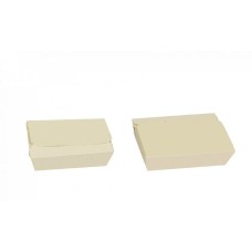 Boîte alimentaire Plain Cream 160x110h50 mm