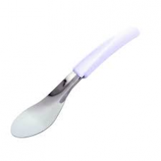 Spatule en acier avec manche ergonomique en plastique - GESP-E blanc - Dimensions 200 mm
