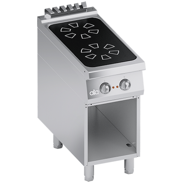 FOURNEAU VITROCERAMIC A DETECTION CASSEROLE + BAIE LIBRE - K4EVRP05VV