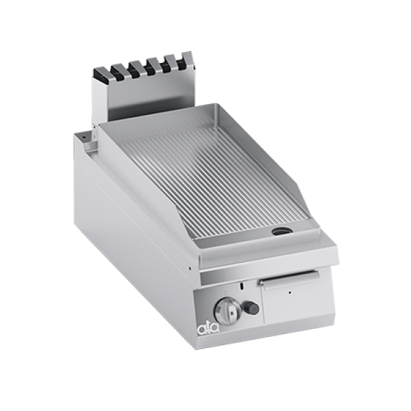 GRILLADE A GAZ AVEC PLAQUE NERVUREE A POSER - SOLUTION LINE - K4GFRS05TT