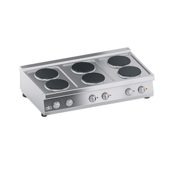 FOURNEAU ELECTRIQUE 6 PLAQUES A POSER - K7ECU15TT