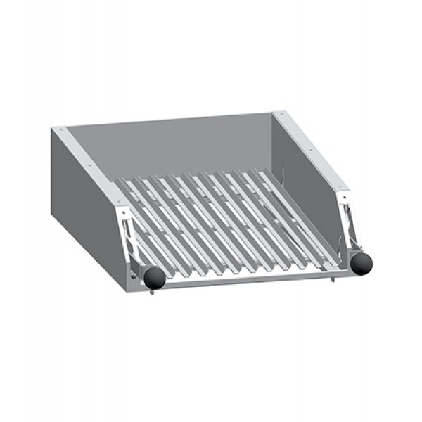 GRILLES A PIERRE VOLCANIQUE - GRILLE INOX MOBILE POUR VIANDE 1/2 MODULE - K7GRC05M