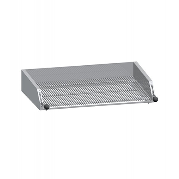 GRILLES A PIERRE VOLCANIQUE - GRILLE INOX MOBILE POUR POISSON 1 MODULE - K7GRP10M