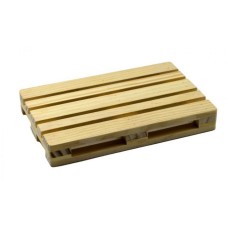 Natural wood trays 40x15h3.5cm