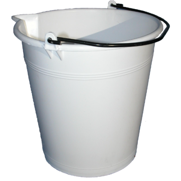 Seau en polypropylène avec échelle de mesure - P970 - 15L - Dimensions 320 mm