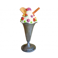 Sculpture originale 3D Coupe de crème glacée avec fruits 155 cm - Code SG030