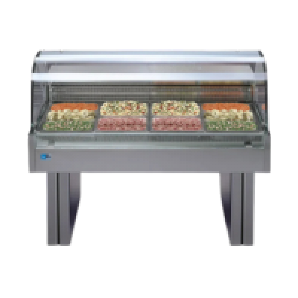 Virtine pour market Tecfrigo - SHOPPING 2700 COLD GN - Dimensions 2682x960x615 mm