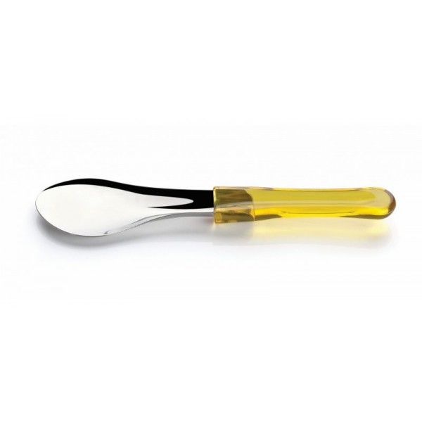 Spatule en acier avec manche en polycarbonate - GESP-DELUXE jaune - Dimensions 260 mm