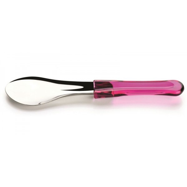 Spatule en acier avec manche en polycarbonate - GESP-DELUXE fushia - Dimensions 260 mm