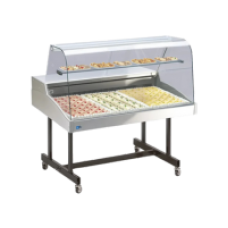 Virtine pour market Tecfrigo - SUPER 800 EURONORM C - Dimensions 906x1018x682 mm