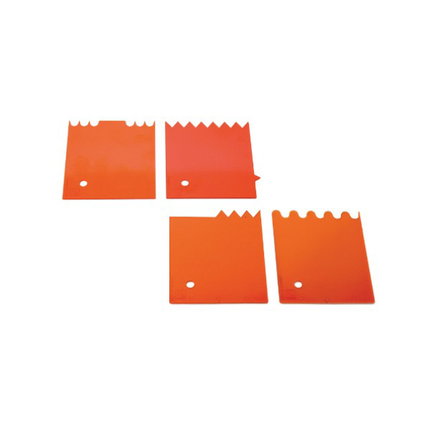 Set de grattoirs de décoration 4pcs - P990