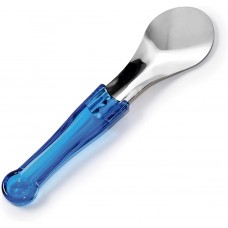Spatule en acier inoxydable avec manche en petg - GESP-PETG bleu - Dimensions 260 mm