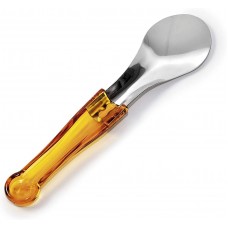 Spatule en acier inoxydable avec manche en petg - GESP-PETG jaune - Dimensions 260 mm