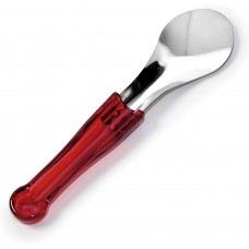 Spatule en acier inoxydable avec manche en petg - GESP-PETG rouge - Dimensions 260 mm
