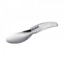 Spatule transparente avec manche en plastique pour carapine  - 10SGC - Dimensions 200 mm