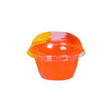 Petit pot à glace en plastique transparent Sunnycup fuschia 250 ml