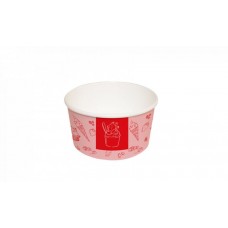 Petit pot à glace à motifs 160 ml 