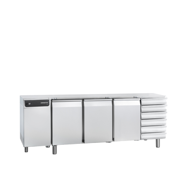 Saladette pour Pizza - Pizza TP3 C SP TN EP - 0+8 °C - 609 l - Dimensions (LxPxH) 2500x800x860 mm