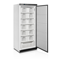 Armoires de stockage - UF600 W/BASKETS (-24 à -10 °C) Dimensions extérieures (LxPxH) 777 x 695 x 1895 mm