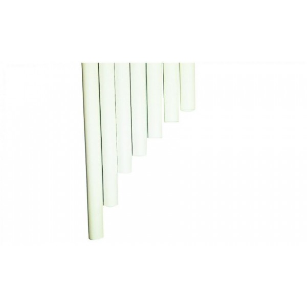 Pailles droites en papier blanches dm7 h 150 mm