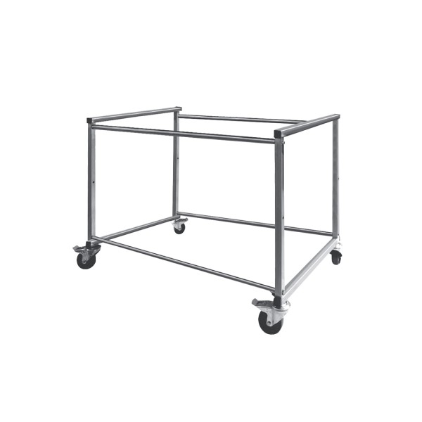 Accessoire - Support sur roulettes en inox 14 CM