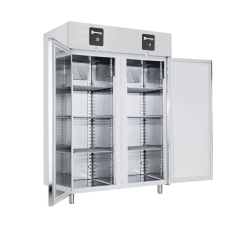 Armoire réfrigérée pour la restauration - Premium PM 1400M BT-BT - -15-22/-15-22 °C - 630 / 630 l - Dimensions (LxPxH) 1405x810x2080 mm