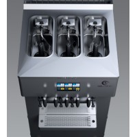 Machines verticales (avec roues) pour glace à l’italienne 3 parfums + 2 mix - ETOILE GEL PLUS PM (avec pompes)