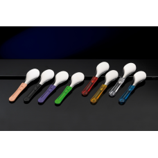 Spatule en acier inoxydable avec manche en polypropylène - GESP-POLYP rouge - Dimensions 260 mm
